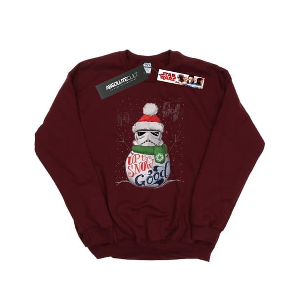 Star Wars Mens Stormtrooper Up To Snow Good Sweatshirt