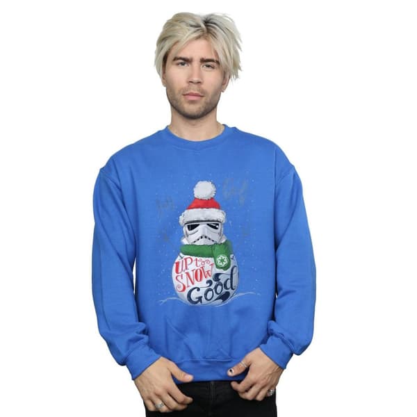 Star Wars Mens Stormtrooper Up To Snow Good Sweatshirt