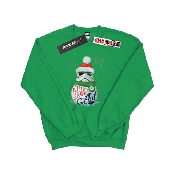 Star Wars Mens Stormtrooper Up To Snow Good Sweatshirt