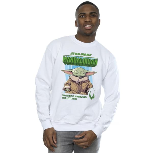 Star Wars Mens The Mandalorian The Force Is Strong Sweatshirt