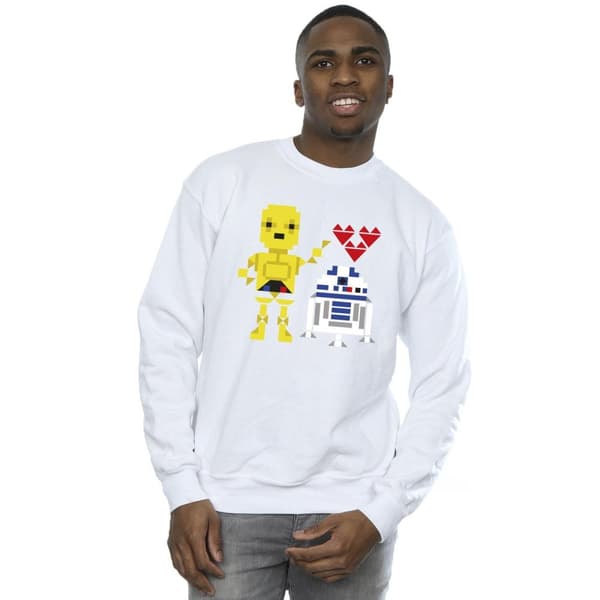 Star Wars Mens Heart Robot Sweatshirt