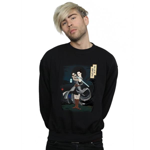Star Wars Mens The Last Jedi Japanese Rey Sweatshirt