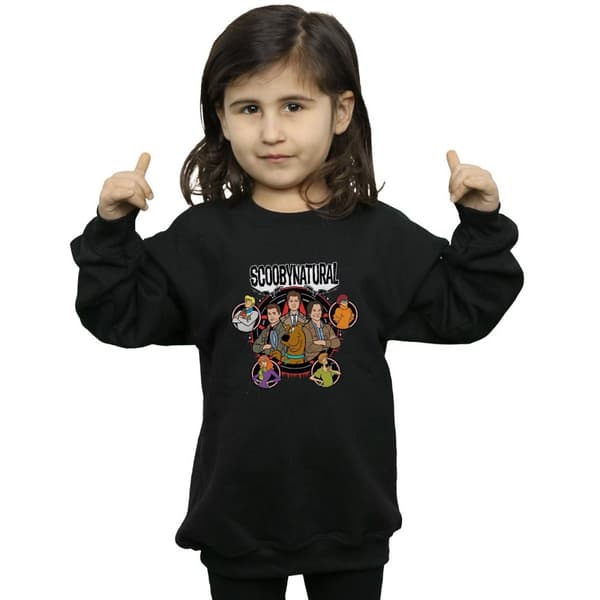 Scoobynatural Girls Characters Star Sweatshirt