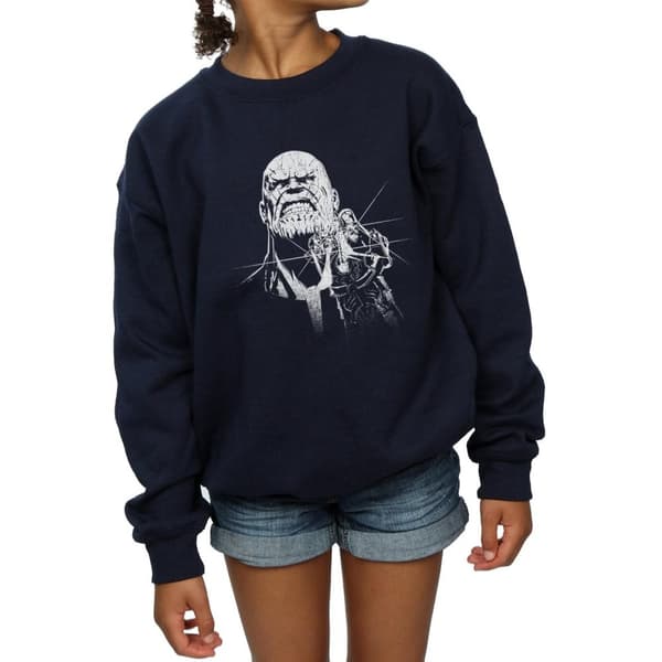 Marvel Girls Avengers Infinity War Fierce Thanos Sweatshirt
