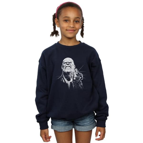 Marvel Girls Avengers Infinity War Fierce Thanos Sweatshirt