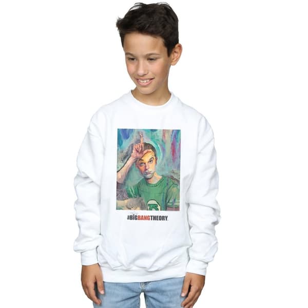 The Big Bang Theory Boys Sheldon Loser Painting Sweatshirt