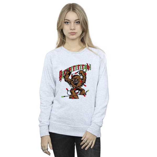 Star Wars Womens/Ladies Episode IV: A New Hope Chewbacca Argh Lights Sweatshirt