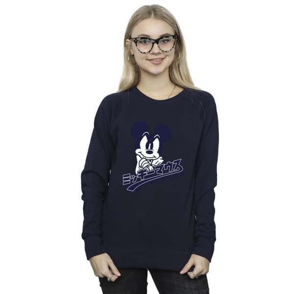 Disney Japansk sweatshirt med Musse Pigg för damer/damer