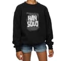 Miniatyrbild 3 av 5: Star Wars Han Solo Text Sweatshirt för flickor