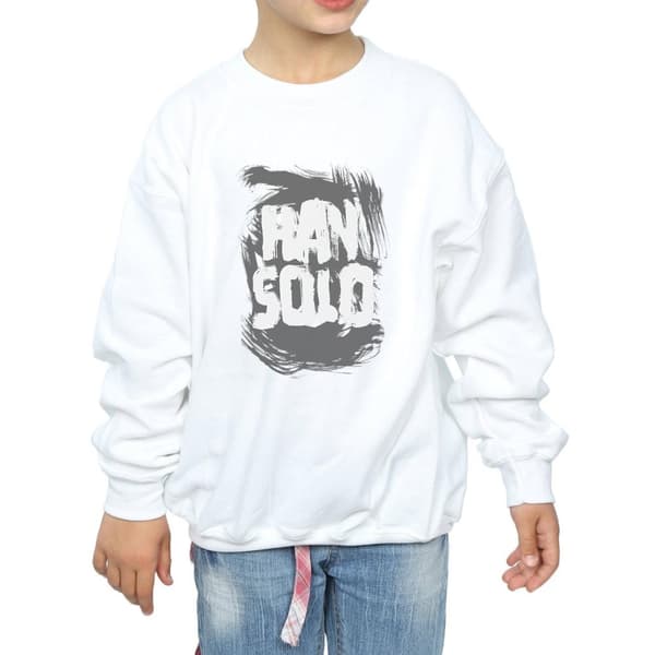 Star Wars Han Solo Text Sweatshirt för flickor