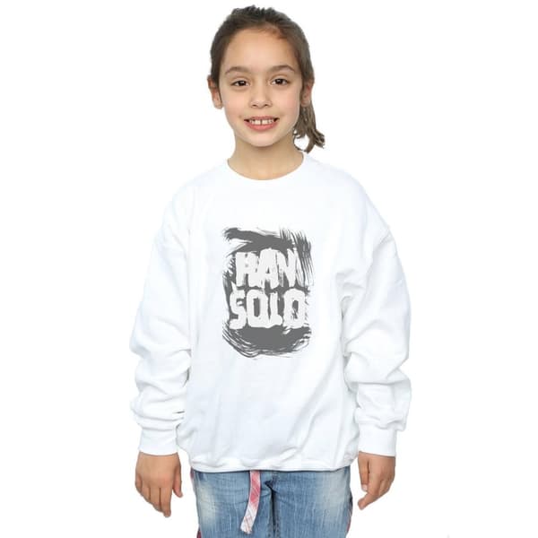 Star Wars Han Solo Text Sweatshirt för flickor