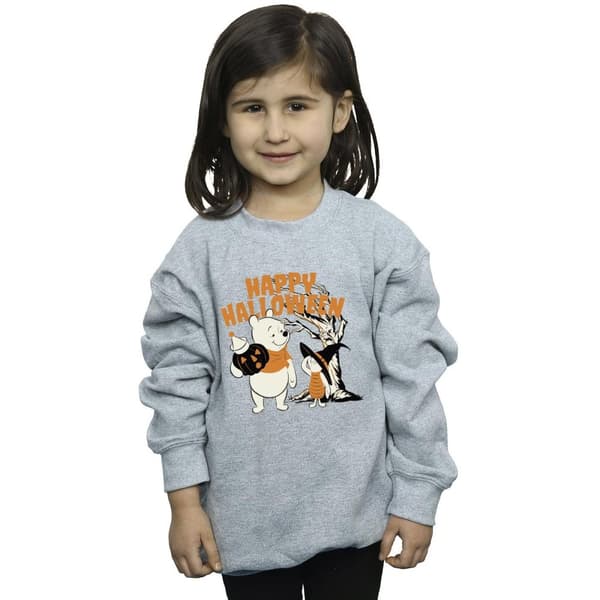 Disney Girls Winnie The Pooh And Piglet Happy Halloween Sweatshirt