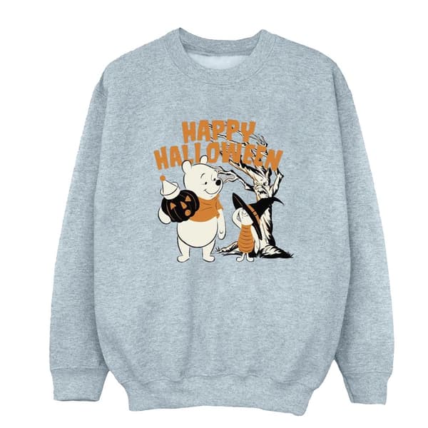 Disney Girls Winnie The Pooh And Piglet Happy Halloween Sweatshirt