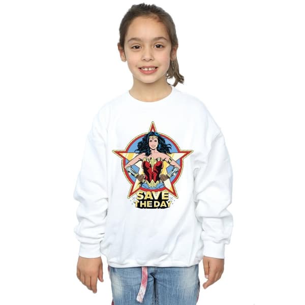 DC Comics Girls Wonder Woman 84 Star Design Sweatshirt