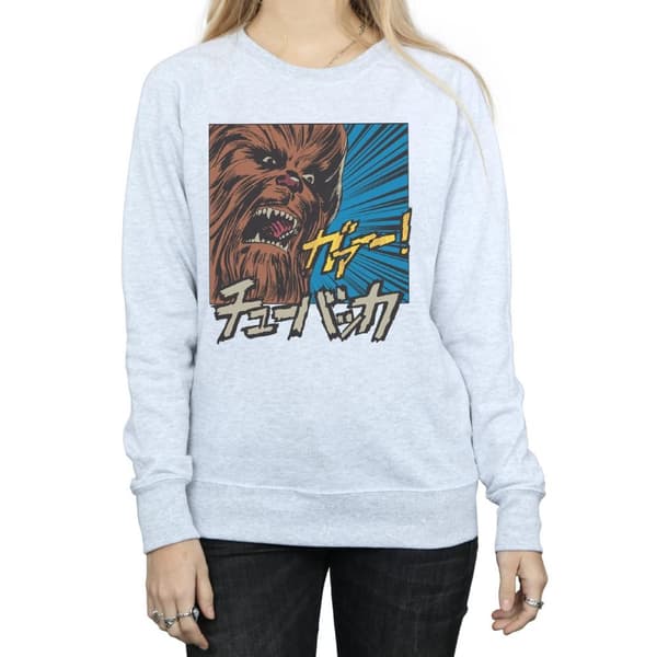 Star Wars Womens/Ladies Chewbacca Roar Pop Art Sweatshirt