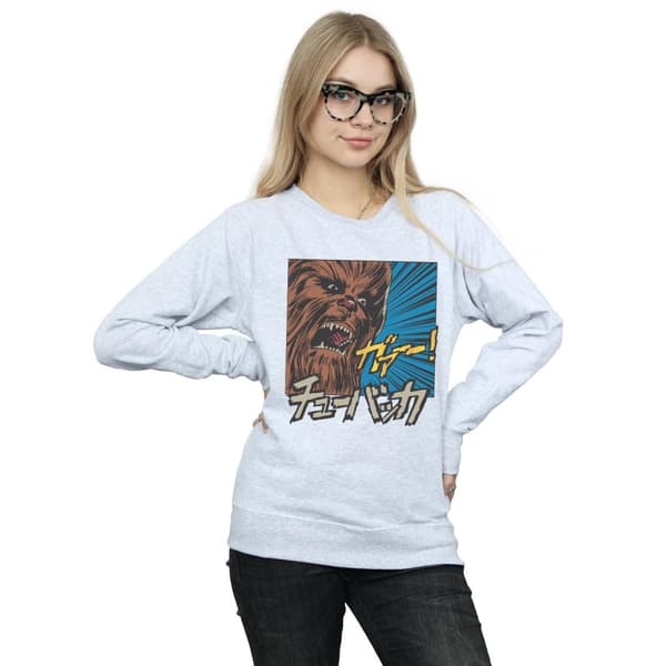 Star Wars Womens/Ladies Chewbacca Roar Pop Art Sweatshirt