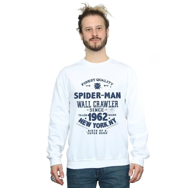 Marvel Mens Spider-Man Sweatshirt av finaste kvalitet