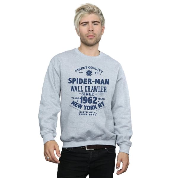 Marvel Mens Spider-Man Sweatshirt av finaste kvalitet