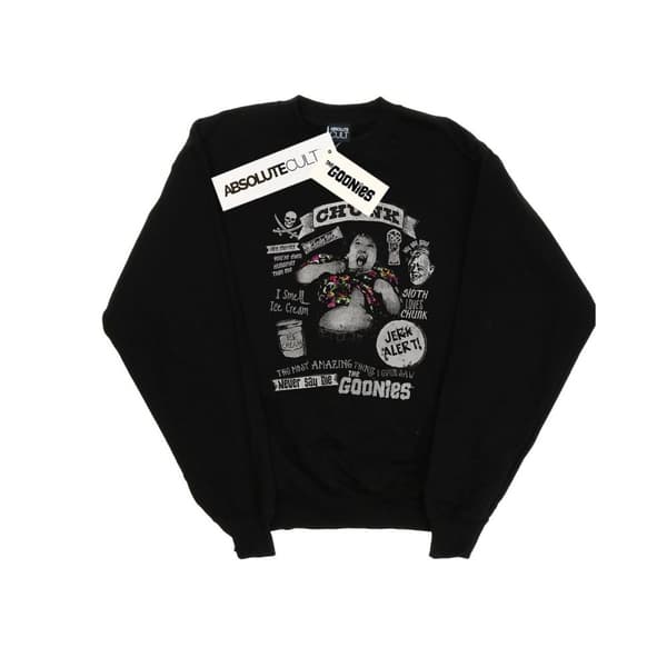 The Goonies Mens Chunk Jerk Alert Sweatshirt