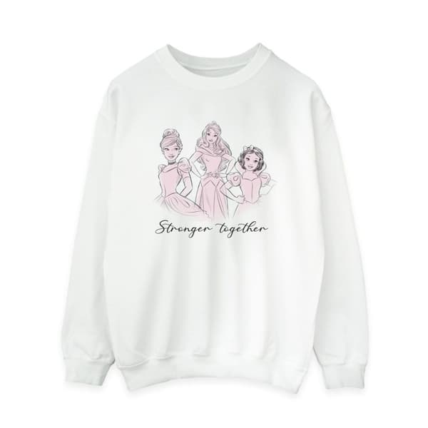 Disney Sweatshirt - Kvinnor/Damer Princesses Stronger Together