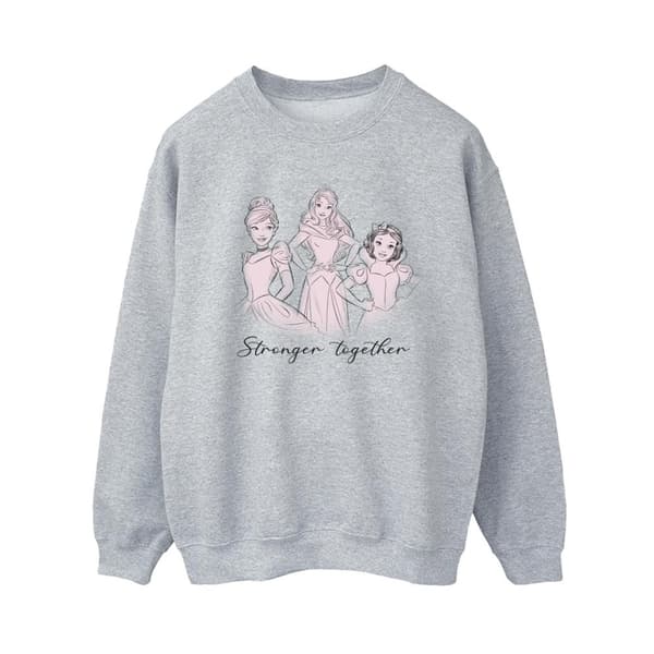 Disney Sweatshirt - Kvinnor/Damer Princesses Stronger Together
