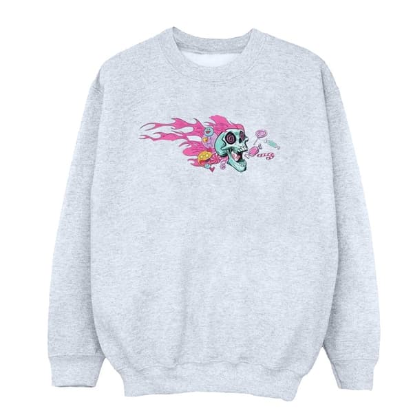 Disney Womens/Ladies Wreck It Ralph Candy Skull Sweatshirt