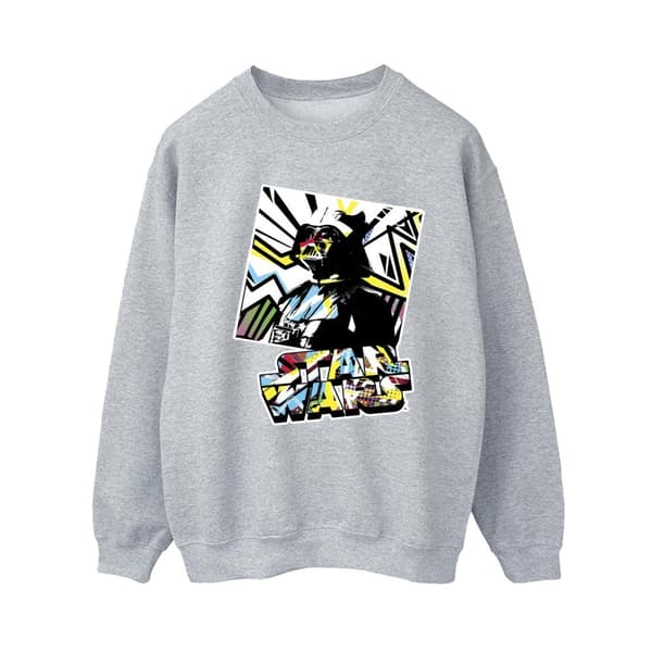 Star Wars Dam/Tjej Vader Vattenfärg Pop Art Sweatshirt