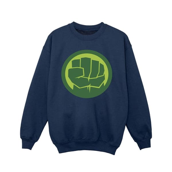 Marvel Sweatshirt med Hulkens logotyp på bröstet för flickor