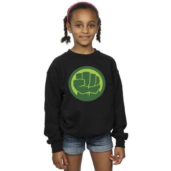 Marvel Sweatshirt med Hulkens logotyp på bröstet för flickor