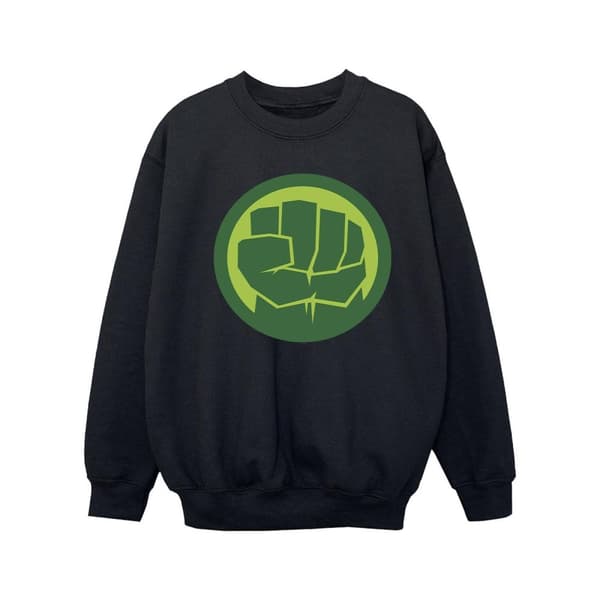 Marvel Sweatshirt med Hulkens logotyp på bröstet för flickor