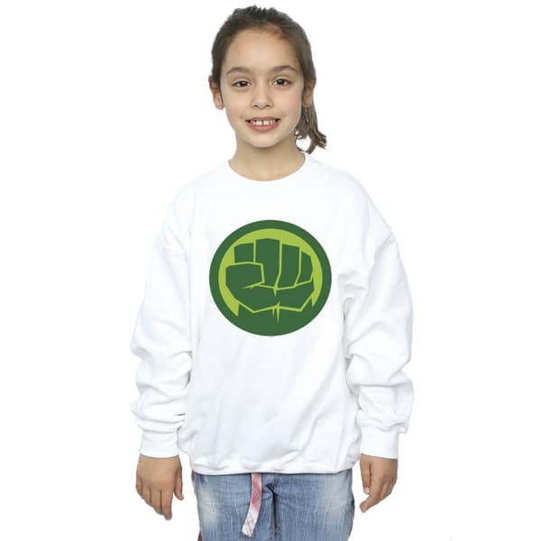 Marvel Sweatshirt med Hulkens logotyp på bröstet för flickor