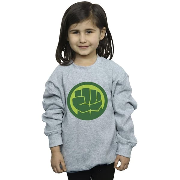 Marvel Sweatshirt med Hulkens logotyp på bröstet för flickor