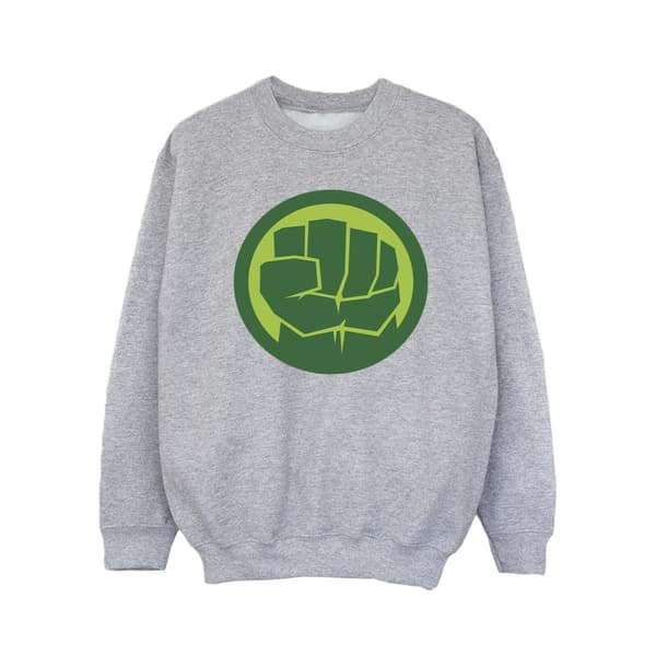 Marvel Sweatshirt med Hulkens logotyp på bröstet för flickor