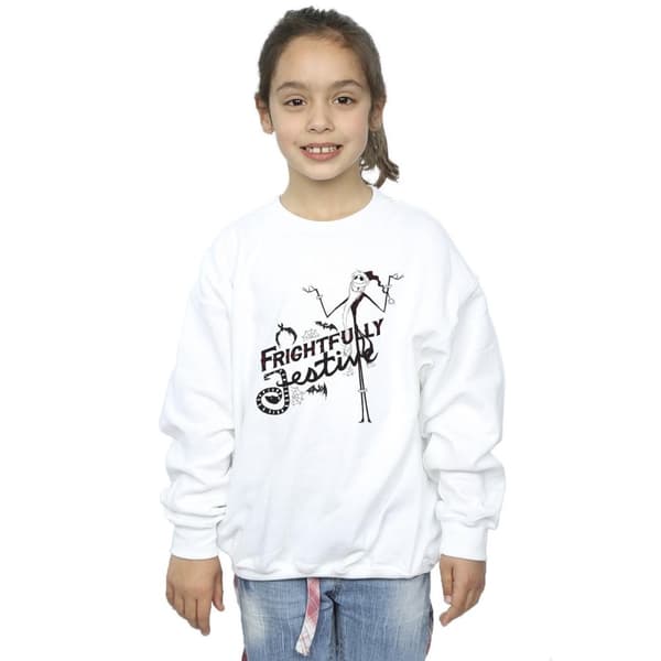 Disney Girls The Nightmare Before Christmas Frightfully Festive Sweatshirt