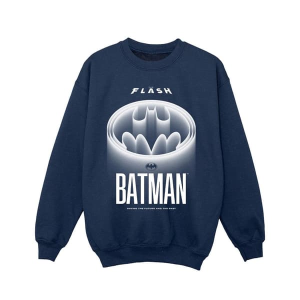 DC Comics The Flash Batman White Logo Sweatshirt för flickor