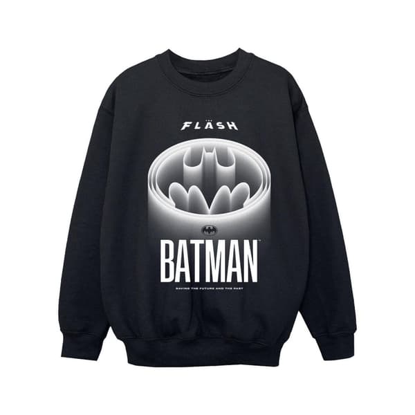 DC Comics The Flash Batman White Logo Sweatshirt för flickor