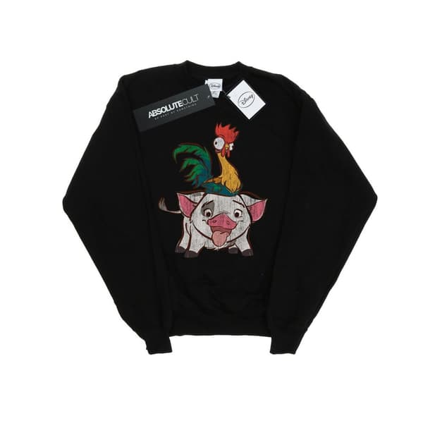 Disney Mens Moana Hei Hei And Pua Sweatshirt