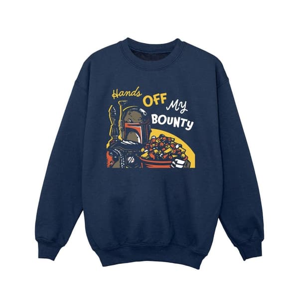 Star Wars Girls Boba Fett Hands Off My Bounty Sweatshirt