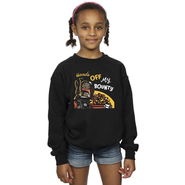 Star Wars Girls Boba Fett Hands Off My Bounty Sweatshirt