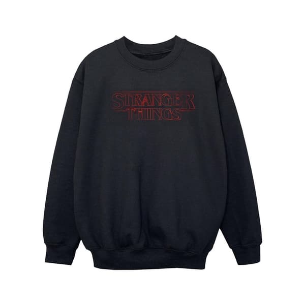 Netflix Stranger Things Glow Logo Sweatshirt för flickor
