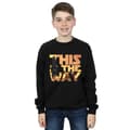 Pikkukuva 2 / 3: Star Wars Boys The Mandalorian The Way Poster Text Sweatshirt