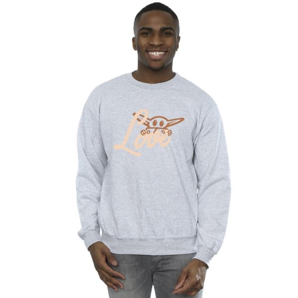 Star Wars Mens Grogu Love Sweatshirt