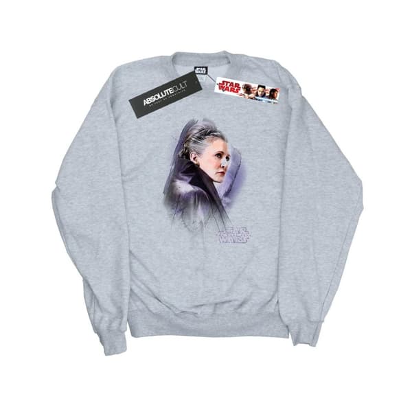 Star Wars Sweatshirt med borstad Leia från Sista Jedi Sports Grey 3XL