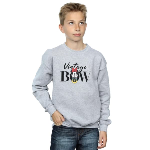 Disney Boys Minnie Mouse Vintage Bow Sweatshirt