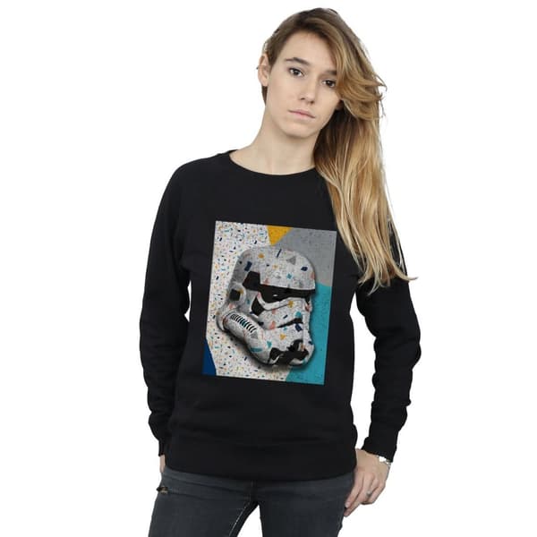 Star Wars Sweatshirt med hjälm i Stormtrooper-mönster - dam/dam