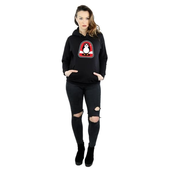 Star Wars Womens/Ladies The Last Jedi Porgs Badge Hoodie