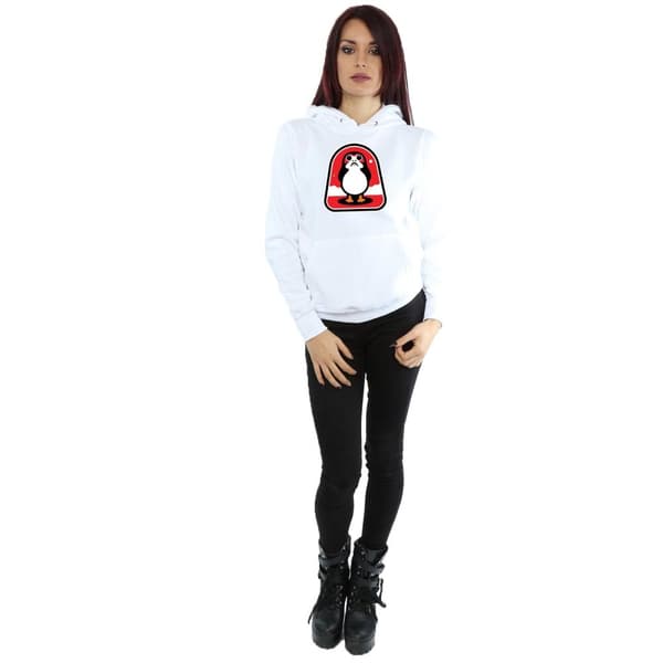 Star Wars Womens/Ladies The Last Jedi Porgs Badge Hoodie
