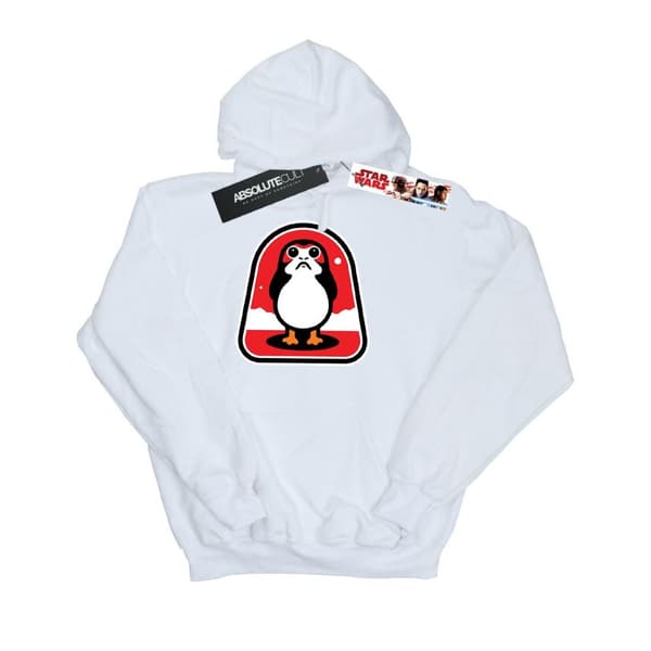 Star Wars Womens/Ladies The Last Jedi Porgs Badge Hoodie
