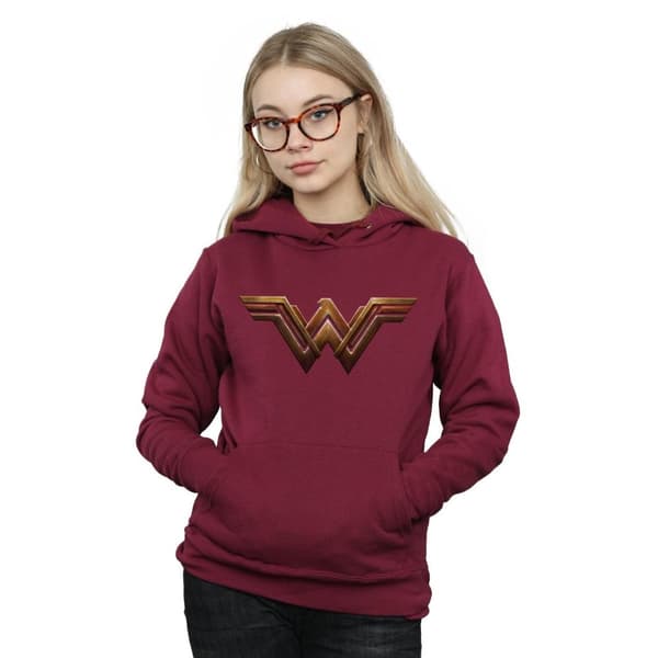 DC Comics Huvtröja med Wonder Woman-emblem - Justice League Movie - dam/dam