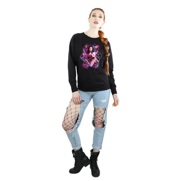 DC Comics Dam/Tjej Justice League Movie Team Diamonds Sweatshirt